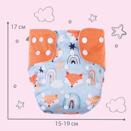 Panties-scammer, reusable, "chanterelles"-3