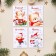 Set of mini -postcard "Happy New Year! - 2" 20 pieces, 7.5 x 10.5 cm