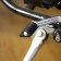 Rubber overlage on the gearbox lever of the motorcycle, D 8 mm, black