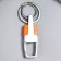 Metal keychain, dual ring "Carabin" mix 8x3.2 cm