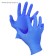 Medical, nitrilum, non -puddy, non -sterile gloves, size m, 50 pairs, blue