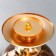 Summary metal, glass per 1 candle "mosaic" gold 59.5x14x23 cm