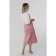 Velvet skirt with patch pockets, size 42