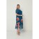 Female dress, size 58, turquoise color