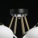 Olivia chandelier, size 74x22x74 cm, 40W 8xg9