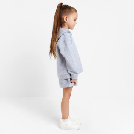 Kid for children (sweatshirt, shorts) KAFTAN "BASIC Line", height 110-116, color gray color-1