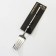 Stainless steel plug Magistro "fusion", length 20.5 cm, silver color