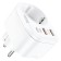 Single Single Roset Hoco NS3, 2 USB, Type-C, 20 W, PD, QC, White