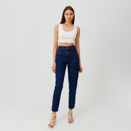 Women's jeans minku Blue color, size 46-5