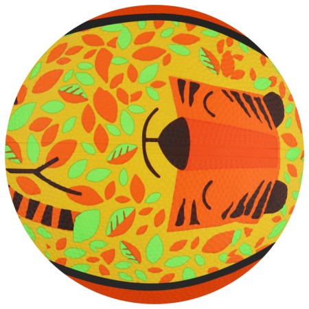 Basketball ball “Fox”, PVC, glued, 8 panels, p. 3-4