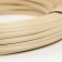 Artificial Roatan smooth 8 mm 100 m crescent (straw)