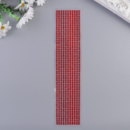 Sticker Plastic Rhinestones "Color Points" MIX 30.5x7.4 cm-1