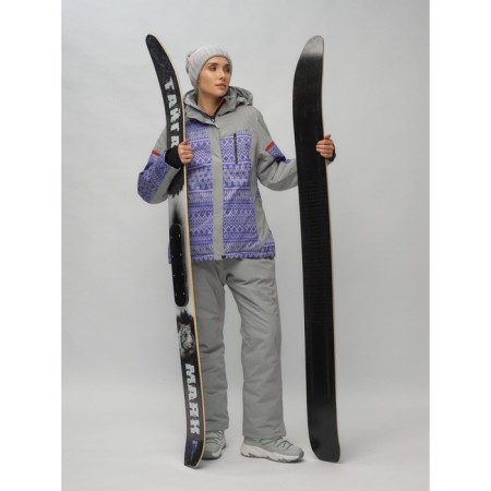 Ski suit, size 60, purple color-12