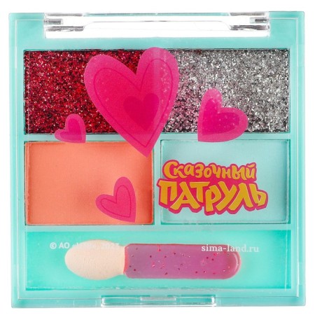 Features for the eyelids, 4 colors "girlfriends", fabulous patrol, mix-17
