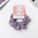 Hair gum "Orbit" Flowers Summer, 10 cm, yellow-lilac