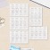 Pocket calendar "Symbol of the year - 4" Mix 2025, 7 x 10 cm