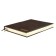Dated 2025 diary, Escalada, A5+ 176 sheets, integral cover, artificial leather, foil embroidery, liesse, block 80 g/m2, brown