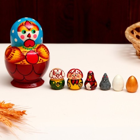 Finger theater in the case "Ryaba chicken" mix