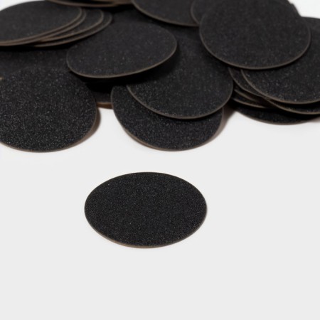 Frone file for a disk, abrasiveness 320, d2.5 cm, packing 50 pcs, black color-6