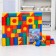 A set of colored cubes "Krosh and Hedgehog", 72 elements, Smeshariki