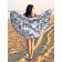Pareo and beach rug "Field of Vasilkov", d = 150 cm