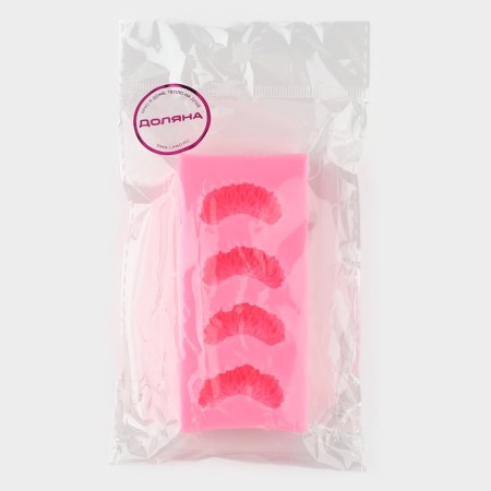 MOLD DOLANA "SLOW MANDARINA", silicone, 11 × 5 × 2 cm, color mix-5