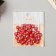 Decor for creativity Plastic "Half -Pesterpoline with Red Strose" set 40 pcs 1x1x0.5 cm