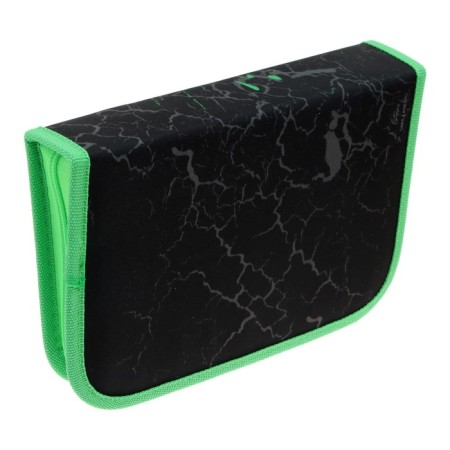 Penal 3 sections, tab inside, 140 x 210 x 40 mm, fabric, calligrata top block "trace"-2