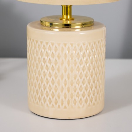 E14 -40W Beige 15x15x29 cm Risalux desktop-4