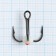 Triple hooks for Lucky John lure with colored drops, color 01, No. 04, 10 pcs.