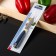 Koty Kitchen Tramontina Multicolor, for vegetables, blade 7.5 cm, blue color