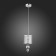 Suspension EVOLUCE. Sle107103-01. Pazione. 1x40 W, E27, 14x14x26 cm, chromium color