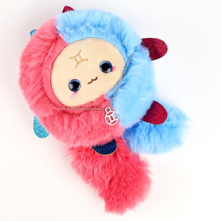 Soft toy - zodiac "Create your decoration. Gemini ”, with a pendant-2