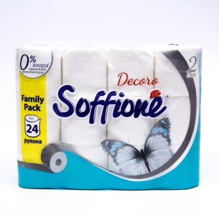 Soffione Family Pack, 2 layers, 24 rolls