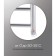 Electric towel Indigo Arc Lux, 800x500 mm, hidden installation, chrome