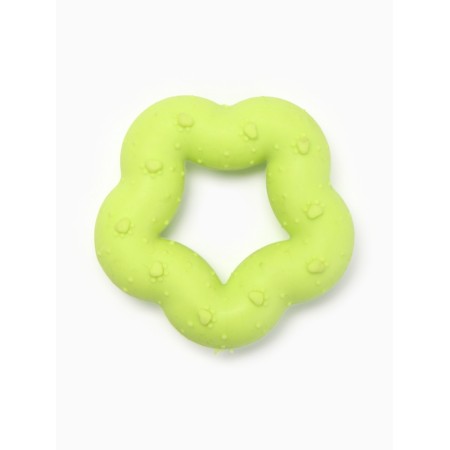 Chewing toy "captivating star", tpr, 7 cm, yellow-1