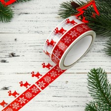 New Year's adhesive tape with the logo 