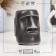 Kashpo - organizer "The Iduman Moai" large "gray stone, 11cm
