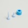 Set for feeding: a bottle of 30 ml, 2 nipples, funnel, brush, blue