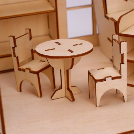 Game set of puppet furniture "Bakery"-3