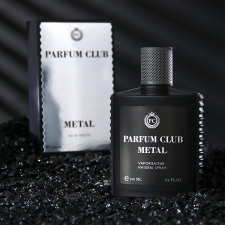 Men's toilet water Parfum Club Metal, 100 ml (based on Egoiste Platinum (Chanel)-5