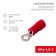 Ring Tutor isolated Ø 3.2 mm 0.5-1.5 mm² (NKI 1.5-3/NKI 1.25-3) Red Rexant 1080