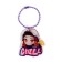 Acrylic key a keychain on the chain "Chill", 4.8 x 9 cm