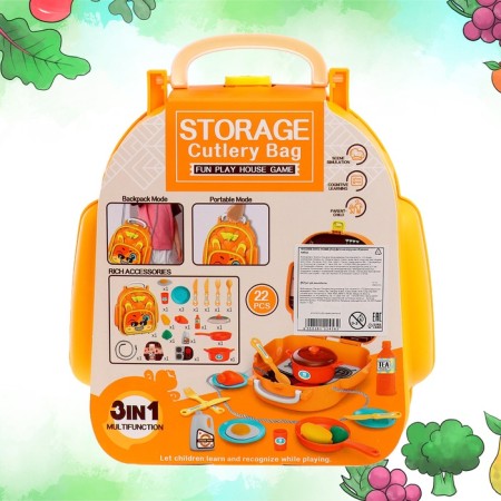 Game set of kitchen "Young cook", in a suitcase-13
