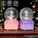 Souvenir Polystone Water Ball Light, music "Baby and forget -me -nots" d = 8 cm mix 12.5x8x8 cm