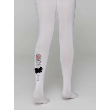 Pantyhose children from microfiber CONTE Elegant Pretty, height 116-122 cm, Bianco color-2