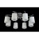SOL chandelier, 8x40W E14, chromium color