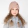 Children's hat, size 50-52, cappuccino color