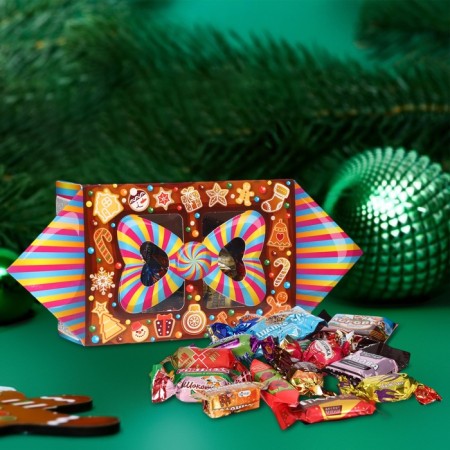 New Year. Gift set of sweets "with all my heart!", 200 g