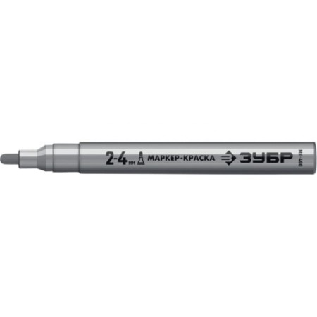 Marker-painting bison professional 06325-1, round, silver, 2-4 mm
